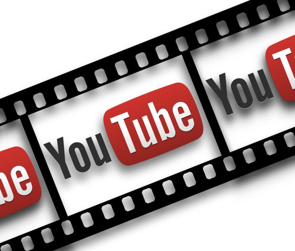 Filmirulla, jossa YouTube-logoja